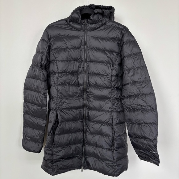 Eddie Bauer EB 650 Black Down Puffer Jacket Size XLT - Picture 1 of 5
